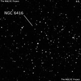 NGC 6416 - рассеянное скопление звёзд. Описание NGC 6416:, Рассеянное скопление в созвездии Скорпион