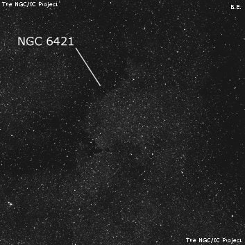 NGC 6421 - группа звёзд. Описание NGC 6421:, Объект глубокого космоса в созвездии Скорпион