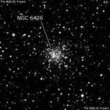 NGC 6426 - шаровое скопление звёзд. Описание NGC 6426:, Шаровое скопление в созвездии Змееносец