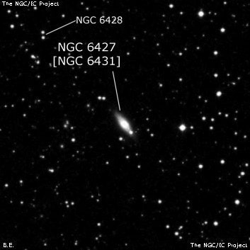 NGC 6427 - галактика. Описание NGC 6427:, Объект глубокого космоса в созвездии Геркулес