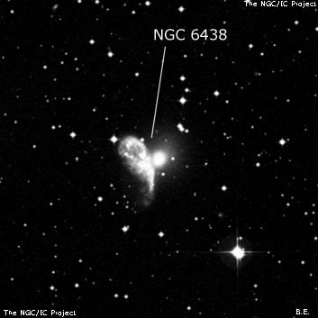 NGC 6438 - линзовидная галактика. Описание NGC 6438:, Галактика в созвездии Октант
