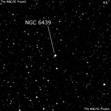NGC 6439 - планетарная туманность. Описание NGC 6439:, Планетарная туманность в созвездии Стрелец