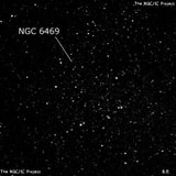 NGC 6469 - рассеянное скопление звёзд. Описание NGC 6469:, Рассеянное скопление в созвездии Стрелец