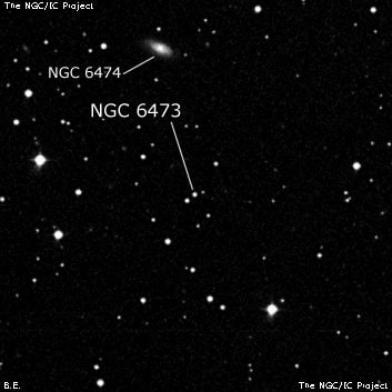 NGC 6473 - одиночная звезда. Описание NGC 6473:, Галактика в созвездии Дракон