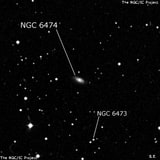 NGC 6474 - галактика. Описание NGC 6474:, Галактика в созвездии Дракон