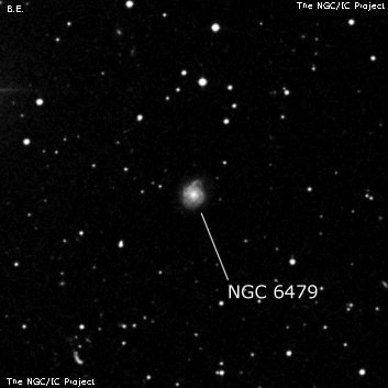 NGC 6479 - спиральная галактика. Описание NGC 6479:, Галактика в созвездии Дракон