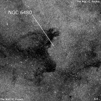 NGC 6480 - группа звёзд. Описание NGC 6480:, Объект глубокого космоса в созвездии Скорпион