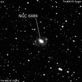 NGC 6484 - спиральная галактика. Описание NGC 6484:, Галактика в созвездии Геркулес
