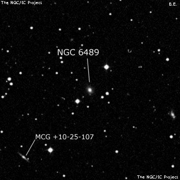 NGC 6489 - галактика. Описание NGC 6489:, Галактика в созвездии Дракон