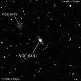NGC 6491 - галактика. Описание NGC 6491:, Галактика в созвездии Дракон