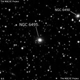 NGC 6495 - эллиптическая галактика. Описание NGC 6495:, Галактика в созвездии Геркулес