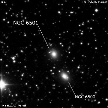 NGC 6501 - линзовидная галактика. Описание NGC 6501:, Галактика в созвездии Геркулес