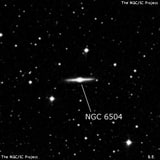 NGC 6504 - спиральная галактика. Описание NGC 6504:, Галактика в созвездии Геркулес