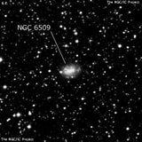 NGC 6509 - спиральная галактика с баром. Описание NGC 6509:, Галактика в созвездии Змееносец