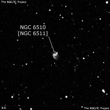 NGC 6510 - спиральная галактика с баром. Описание NGC 6510:, Объект глубокого космоса в созвездии Дракон