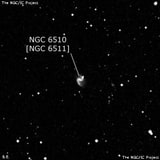 NGC 6510 - спиральная галактика с баром. Описание NGC 6510:, Объект глубокого космоса в созвездии Дракон