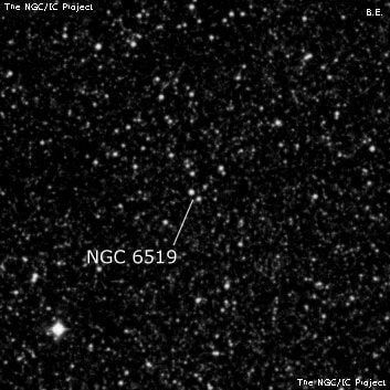 NGC 6519 - группа звёзд. Описание NGC 6519:, Двойная звезда в созвездии Стрелец