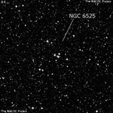 NGC 6525 - рассеянное скопление звёзд. Описание NGC 6525:, Рассеянное скопление в созвездии Змееносец