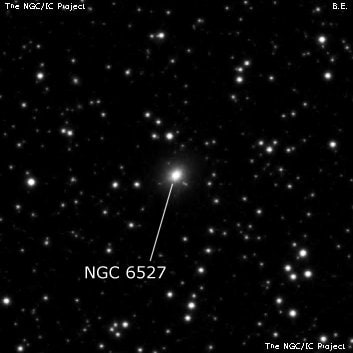 NGC 6527 - спиральная галактика. Описание NGC 6527:, Галактика в созвездии Геркулес