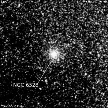 NGC 6528 - шаровое скопление звёзд. Описание NGC 6528:, Шаровое скопление в созвездии Стрелец