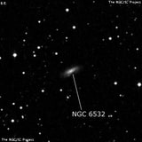 NGC 6532 - спиральная галактика. Описание NGC 6532:, Галактика в созвездии Дракон