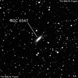 NGC 6547 - линзовидная галактика. Описание NGC 6547:, Галактика в созвездии Геркулес