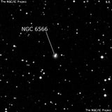 NGC 6566 - галактика. Описание NGC 6566:, Галактика в созвездии Дракон