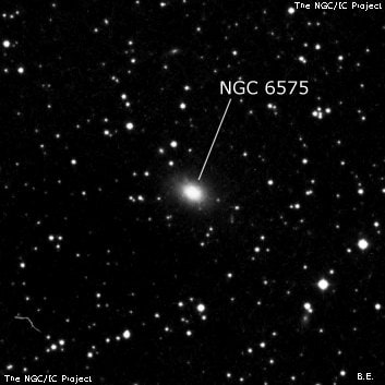 NGC 6575 - эллиптическая галактика. Описание NGC 6575:, Галактика в созвездии Геркулес