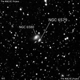 NGC 6579 - спиральная галактика. Описание NGC 6579:, Галактика в созвездии Геркулес
