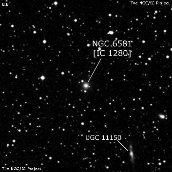 NGC 6581 - галактика. Описание NGC 6581:, Галактика в созвездии Геркулес