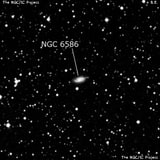 NGC 6586 - спиральная галактика. Описание NGC 6586:, Галактика в созвездии Геркулес