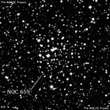 NGC 659 - рассеянное скопление звёзд. Описание NGC 659:, Рассеянное скопление в созвездии Кассиопея