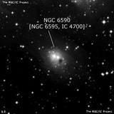 NGC 6590 - туманность. Описание NGC 6590:, Объект глубокого космоса в созвездии Стрелец