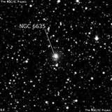 NGC 6635 - линзовидная галактика. Описание NGC 6635:, Галактика в созвездии Геркулес