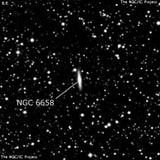 NGC 6658 - линзовидная галактика. Описание NGC 6658:, Галактика в созвездии Геркулес
