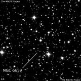 NGC 6659 - группа звёзд. Описание NGC 6659:, Рассеянное скопление в созвездии Геркулес