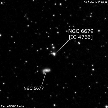 NGC 6679 - галактика. Описание NGC 6679:, Галактика в созвездии Дракон