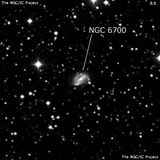 NGC 6700 - спиральная галактика с баром. Описание NGC 6700:, Галактика в созвездии Лира