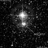 NGC 6717 - шаровое скопление звёзд. Описание NGC 6717:, Шаровое скопление в созвездии Стрелец