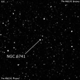 NGC 6741 - планетарная туманность. Описание NGC 6741:, Планетарная туманность в созвездии Орел
