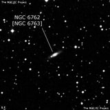 NGC 6762 - линзовидная галактика. Описание NGC 6762:, Объект глубокого космоса в созвездии Дракон