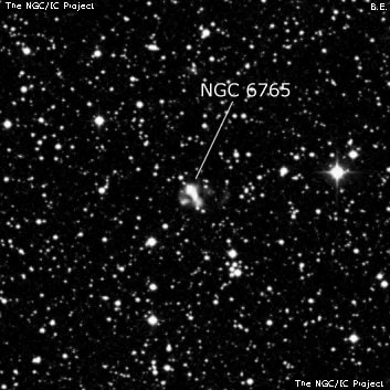 NGC 6765 - планетарная туманность. Описание NGC 6765:, Планетарная туманность в созвездии Лира