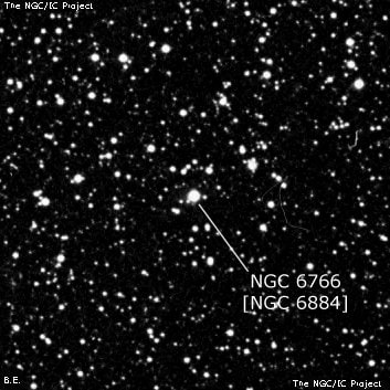 NGC 6766 - планетарная туманность. Описание NGC 6766:, Планетарная туманность в созвездии Лебедь