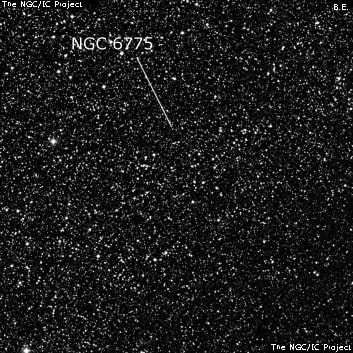 NGC 6775 - группа звёзд. Описание NGC 6775:, Рассеянное скопление в созвездии Орел