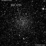 NGC 6791 - рассеянное скопление звёзд. Описание NGC 6791:, Рассеянное скопление в созвездии Лира