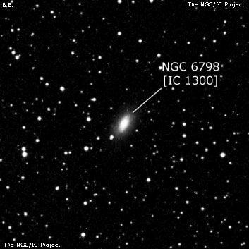 NGC 6798 - линзовидная галактика. Описание NGC 6798:, Галактика в созвездии Лебедь
