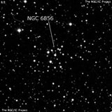 NGC 6856 - группа звёзд. Описание NGC 6856:, Рассеянное скопление в созвездии Лебедь