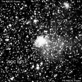 NGC 6857 - туманность. Описание NGC 6857:, Область H II в созвездии Лебедь