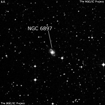 NGC 6897 - галактика. Описание NGC 6897:, Галактика в созвездии Козерог