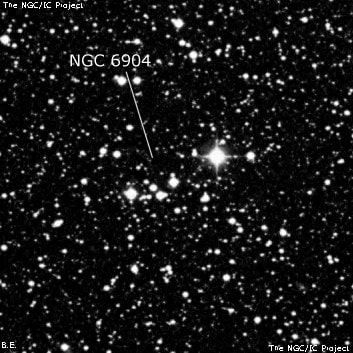 NGC 6904 - группа звёзд. Описание NGC 6904:, Рассеянное скопление в созвездии Лисичка
